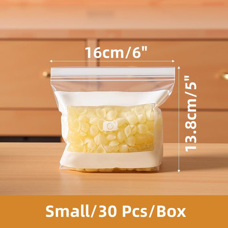 Transparent Food-Grade Reinforced Double-Seal Bags