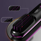 🎁Wireless Ceramic Heating Hair Straightening Comb