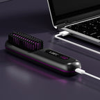 🎁Wireless Ceramic Heating Hair Straightening Comb