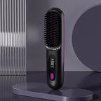 🎁Wireless Ceramic Heating Hair Straightening Comb