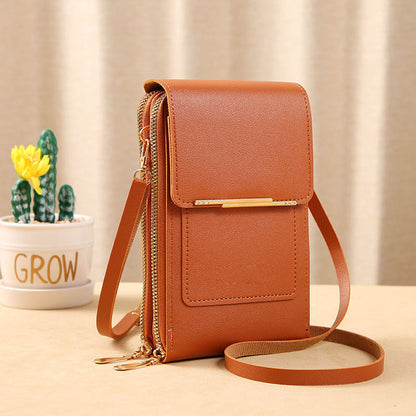 👜 📱 Women's Touch Screen Messenger Bag – Smart Phone Charging, Anti-Theft & Water-Resistant ✨