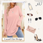 🍂🔥Women's Casual Long Sleeve Round Neck Top