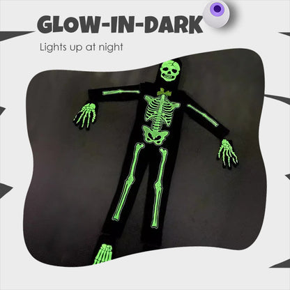 Glow-in-Dark Skeleton Costume for Halloween💀