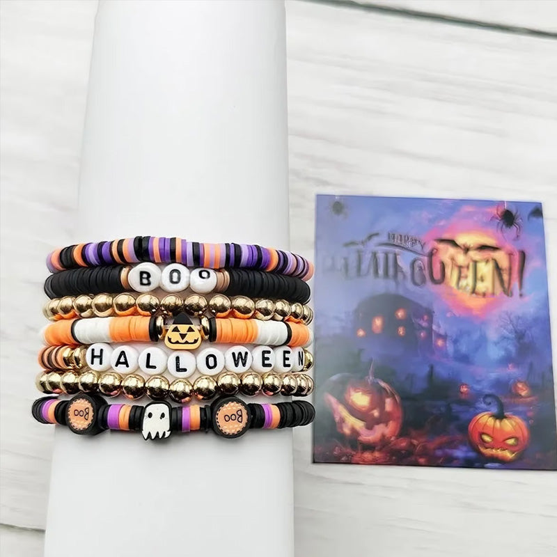 7-Piece Ambiance Halloween Bracelet Set
