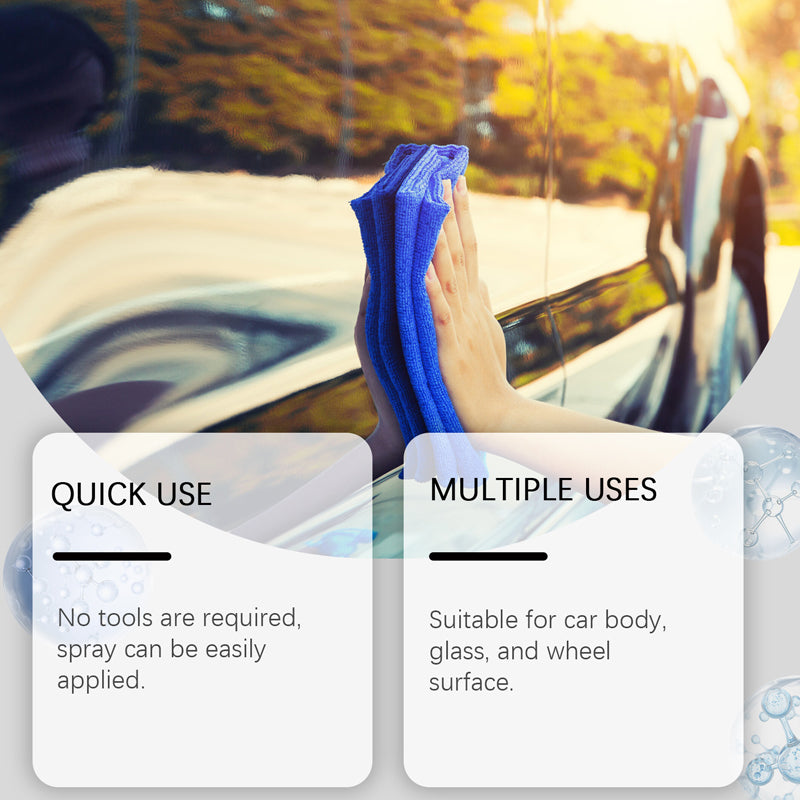 🚗 BUY 2, GET 1 FREE! ✨Car polish spray + microfiber cloth – restores shine and protects paintwork in minutes, scratch-resistant formula ☀️