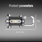 🔥Buy 1 gte 1 free🔥Portable Rechargeable Bright Keychain Flashlight