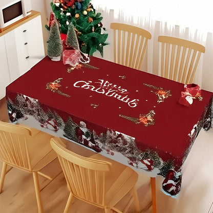 🦌Christmas Early Bird Special🎄Joyful Festive Classic Christmas Tablecloth