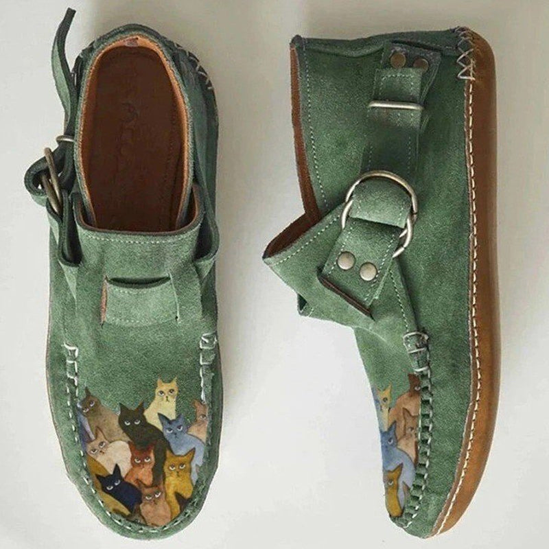 🍂Women’s Casual Shoes with Cute Cat Print