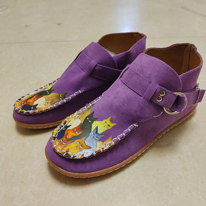 🍂Women’s Casual Shoes with Cute Cat Print