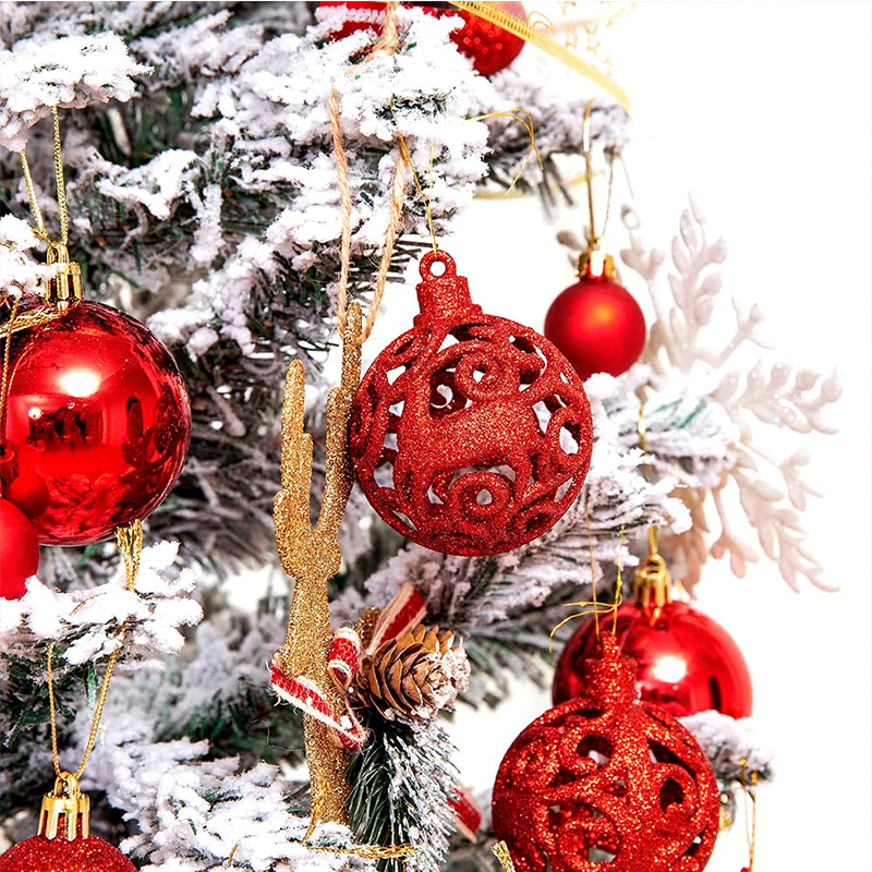 101PCS Christmas Tree Baubles Ornament Set