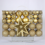 101PCS Christmas Tree Baubles Ornament Set