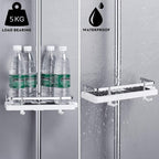 🔥Bathroom Pole Shower Storage Rack Holder