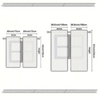 🎄Christmas Window Curtains 2-Piece Set for Home Decor