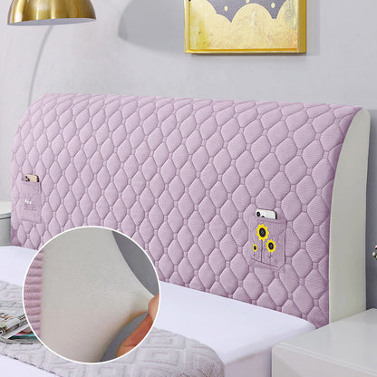 💥Bed Headboard Stretchy Padded Cover