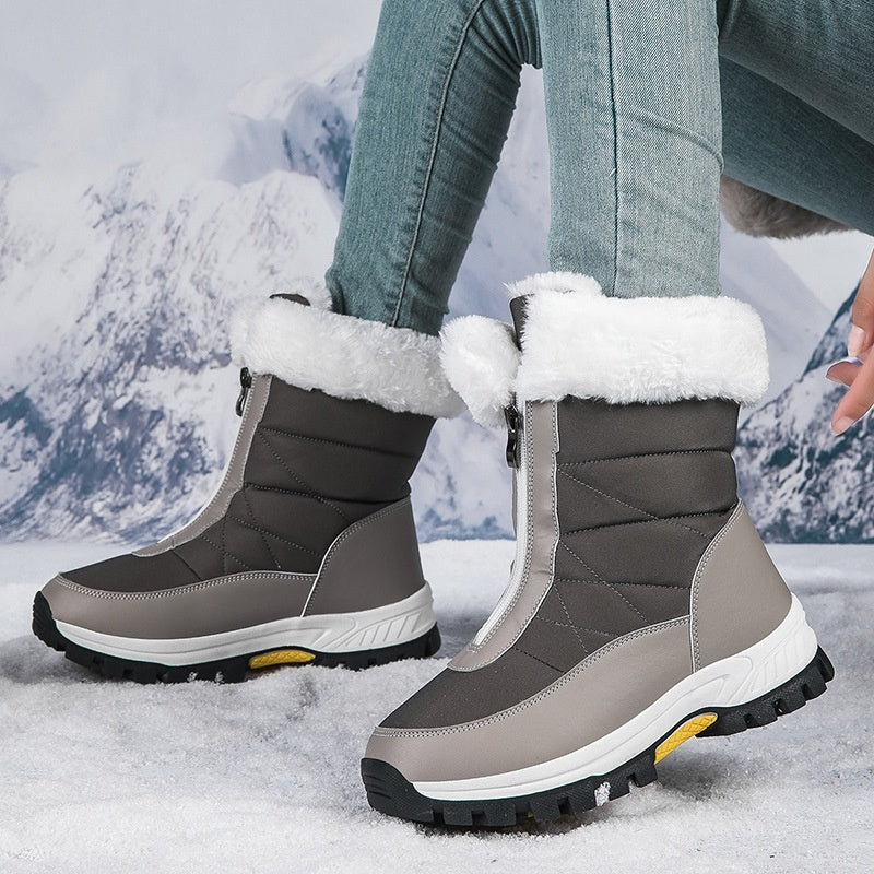 Women’s Non-Slip Warm Zipper Snow Boots👢