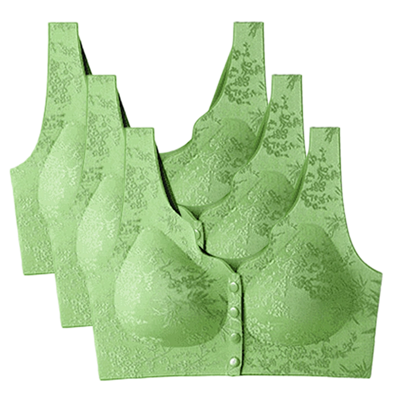 Comfort Front-Clasp & Wire-Free Seamless Bra
