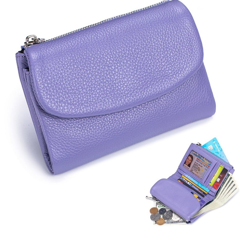 ⏰ Unisex Wallet Made Of Pebble Leather 🔥