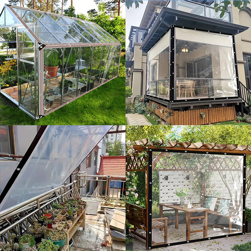 Heavy-Duty Transparent Waterproof Insulated Tarp