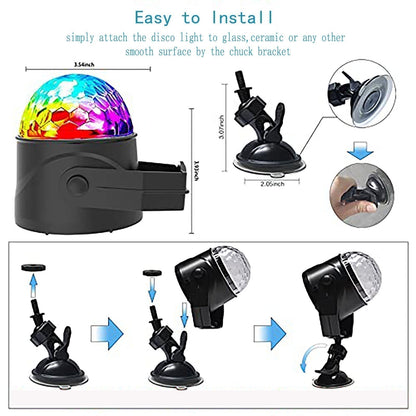 🎄 FESTIVE FEAST DEAL! 🔥Colorful Rotating Magic Disco Ball Light