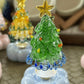 Handmade Glass Rotatable Christmas Tree Ornaments
