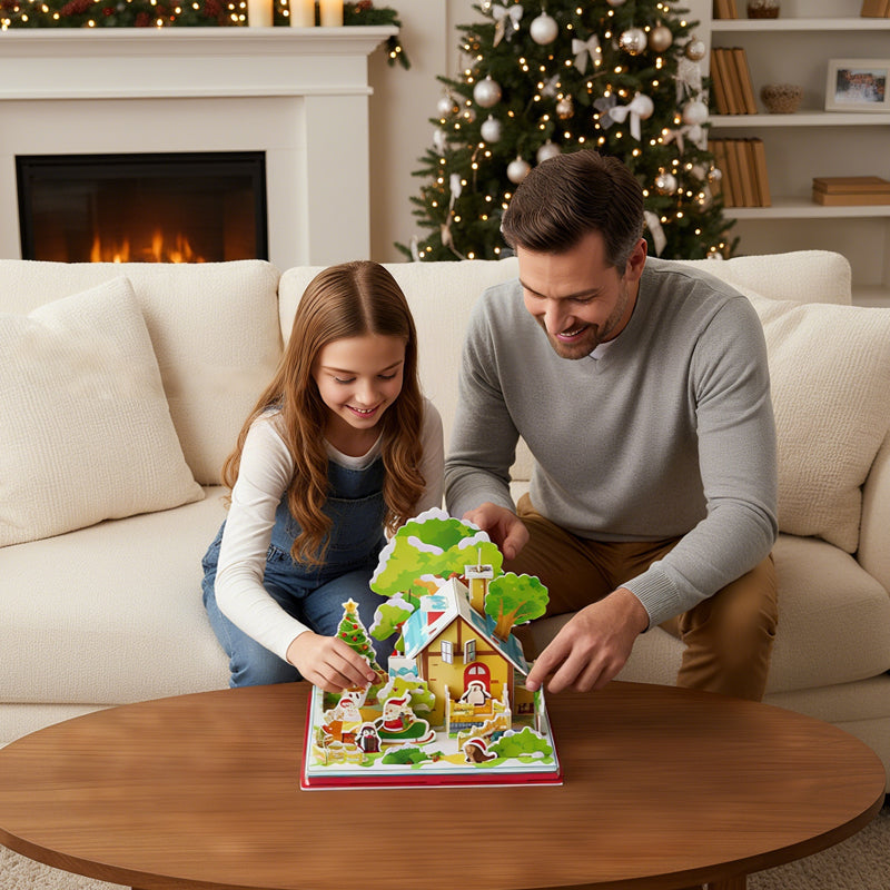 🎅Christmas gifts🎁3D DIY Christmas Puzzle Kit