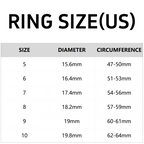 Titanium Steel Rotatable Spinner Ring with Zirconia