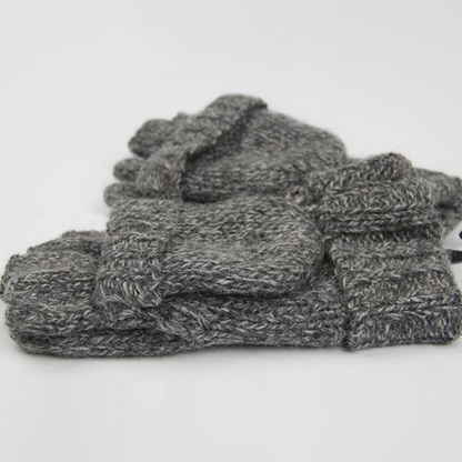 🧤 Flip-Top Fingerless Mittens | Unisex Warm Gloves ❄️ for Touchscreen, Office & Cycling - Keep Hands Toasty All Winter! 🔥