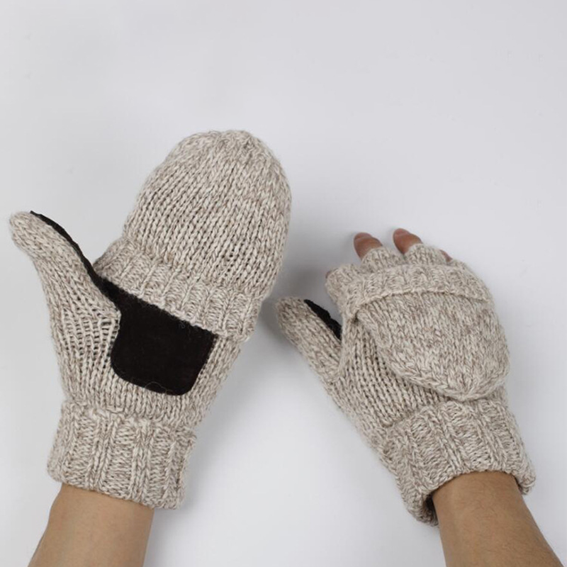 🧤 Flip-Top Fingerless Mittens | Unisex Warm Gloves ❄️ for Touchscreen, Office & Cycling - Keep Hands Toasty All Winter! 🔥