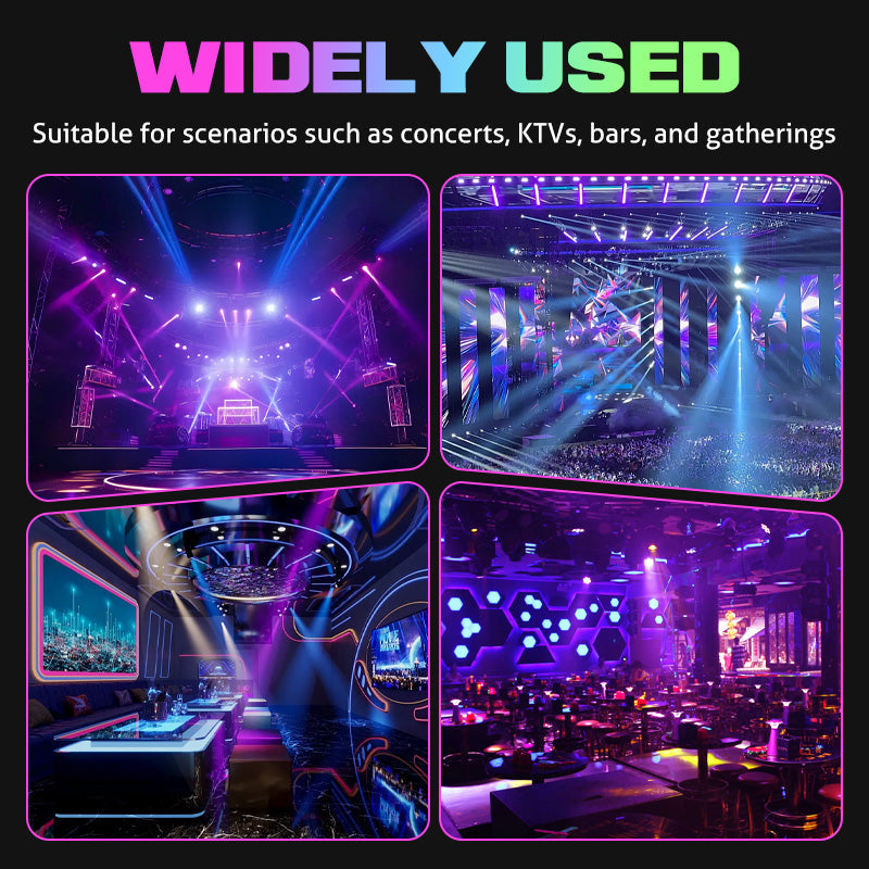 🎉Multi-Beam LED Atmosphere Light – 16 Colors, Remote Control & Easy Installation📦