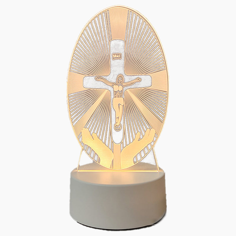 📢📢Jesus 3D Night Lamp & Religious Gifts