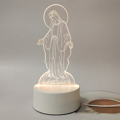 📢📢Jesus 3D Night Lamp & Religious Gifts