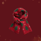 Soft Christmas Theme Knitted Scarves