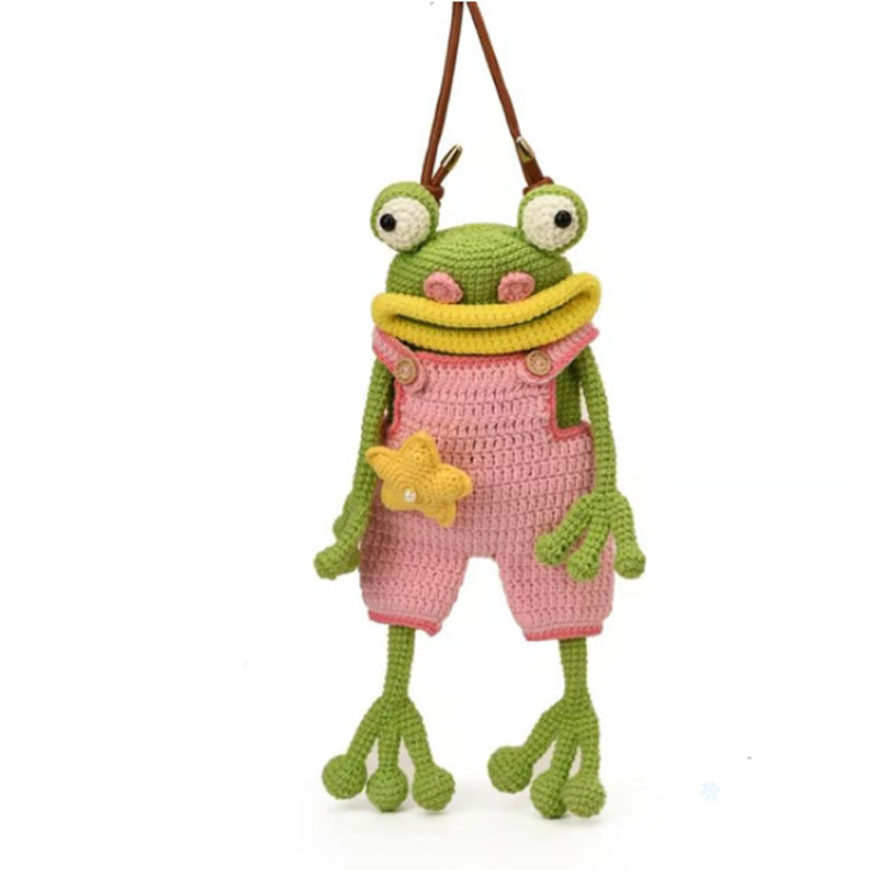 DIY Crochet Frog Phone Bag Kit
