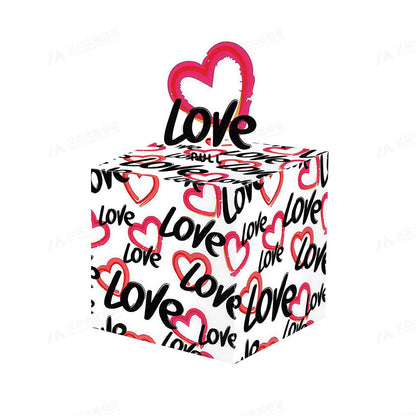 Valentine's Day Surprise Money Pull-Out Gift Box