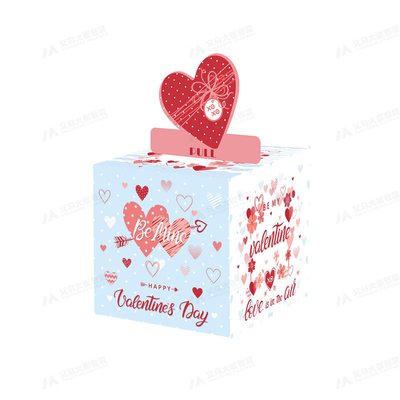 Valentine's Day Surprise Money Pull-Out Gift Box
