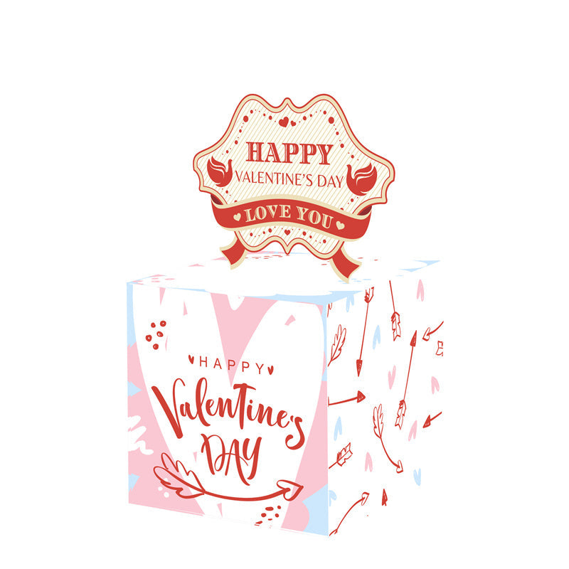 Valentine's Day Surprise Money Pull-Out Gift Box