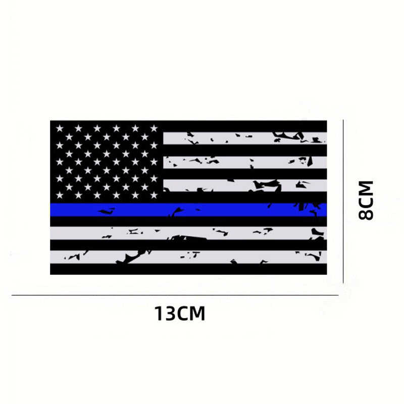 Weatherproof Patriotic Flag Vehicle Sticker Decal