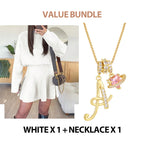 ✨💓Women's Mock Neck Knit A-Line Mini Dress