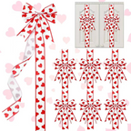 Self-adhesive Backing, Large 3D Bow ❤️ Elegant heart-shaped ribbon | Tear and stick easily ✨ A must-have for holiday decorations