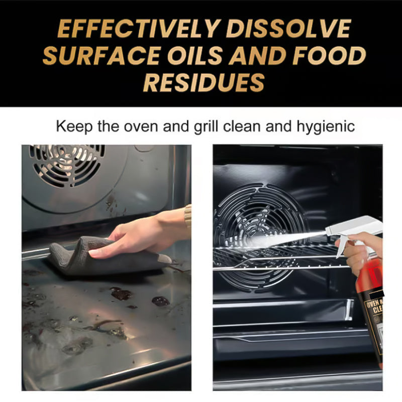 🧼 Oven & Grill Cleaning Spray – Powerful Degreaser, Odor Eliminator & Easy Spray 🧽