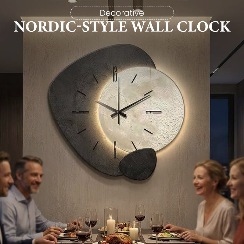 Decorative Nordic-Style Wall Clock