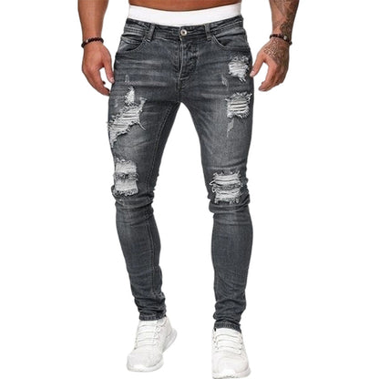 Men's Stylish Ripped Skinny Jeans