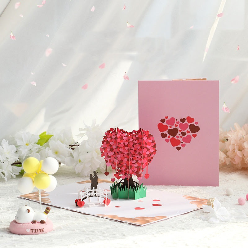 🔥Hot Sale Deals-3D Pop-Up Heart Tree Greeting Card