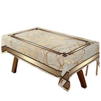 ⏰Waterproof Marble-Print Tablecloth