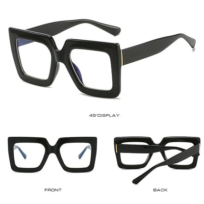 Chic Oversized Square Blue Light Blocking Glasses