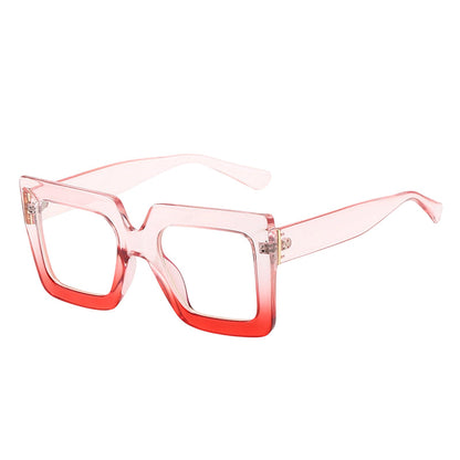 Chic Oversized Square Blue Light Blocking Glasses