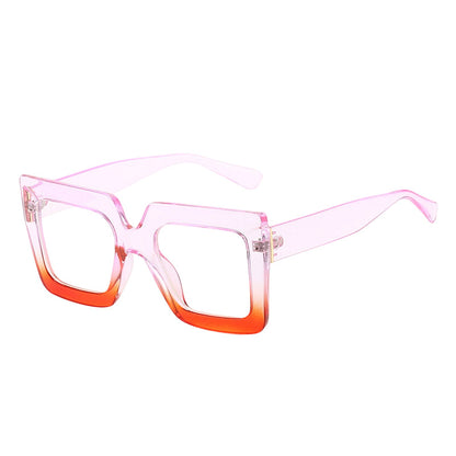 Chic Oversized Square Blue Light Blocking Glasses