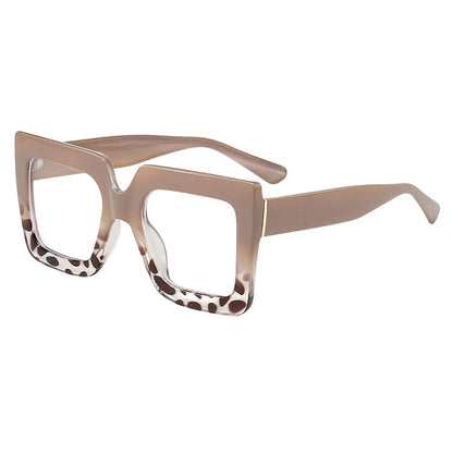 Chic Oversized Square Blue Light Blocking Glasses