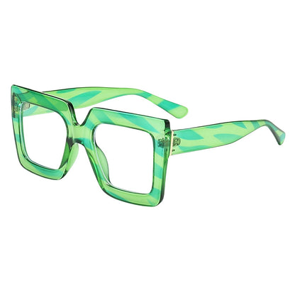 Chic Oversized Square Blue Light Blocking Glasses