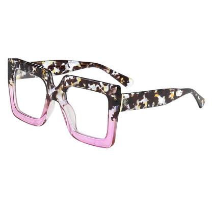 Chic Oversized Square Blue Light Blocking Glasses